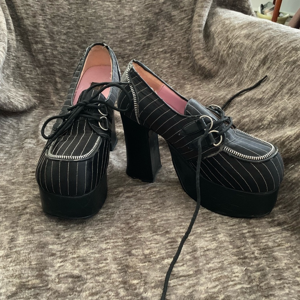 Punk platform shoes